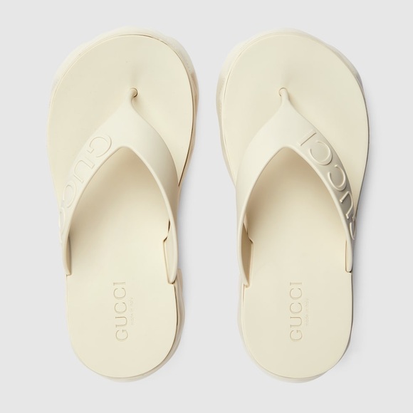 Gucci Women's Cream Sandals - Picture 4 of 5
